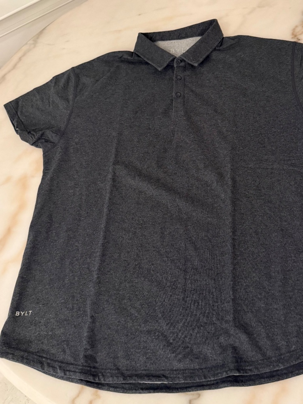 Bylt / XXL / Solid Charcoal Lux Polo